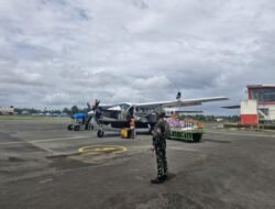 Satgas Kopasgat Pamtas RI-PNG Kewilayahan Bandara Tanah Merah Memperkatat Keamanan Menjalang Arus Mudik Lebaran