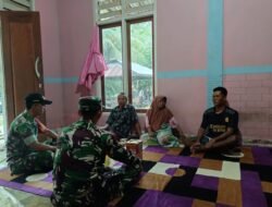Babinsa Sidey Jalin Keakraban dengan Tokoh Masyarakat Kampung Sidey Jaya