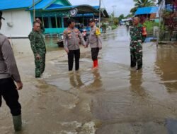 Koramil 0909-04 Muara Ancalong Tetap Siaga, Terus Pantau Debit Air