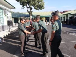 Halal Bihalal dan Apel Pagi, Dandim 0105/Abar Berbagi Kasih dengan Prajurit dan PNS