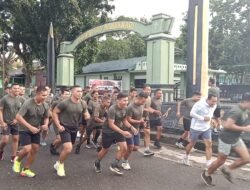 Kodim 1801/Manokwari Gelar Lari 4 Kilometer, Uji Kebugaran Fisik Prajurit
