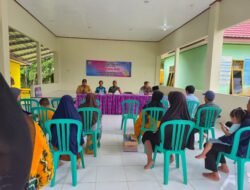 Validasi BLT DD, Babinsa Koramil 1004-10/Kelumpang Hilir Turut Hadir
