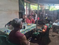 Babinsa Masni Ajak Warganya untuk Mempererat Hubungan Antar Sesama