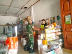 Pengecekan Ketersediaan Pupuk Dilakukan Babinsa Koramil Panga