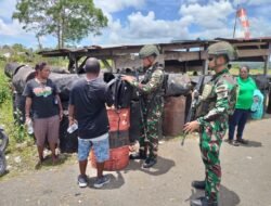 Random Check Secara Rutin Digelar Satgas Kopasgat di Bandara Kenyam