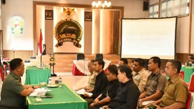 Jelang Sertijab Danrem, Korem 083/Bdj Terima Tim Verifikasi