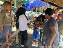 Pelayanan Kesehatan Gratis di Perbatasan, Satgas Yonif 614/RJP dan Puskesmas Bersinergi