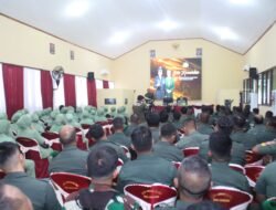Dandim 1001/HSU-BLG Beri Pengarahan Kepada Prajurit TNI, PNS, dan Persit