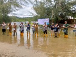 Dandim 0114/Aceh Jaya Ikuti Penanaman Mangrove di Muara Ujong Pusong yang Digelar PT. PLN Unit Infuk Distribusi Aceh
