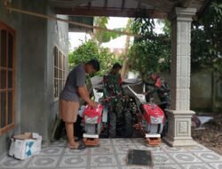Pengecekal Alsintan Dilakukan Babinsa Koramil Tapin Selatan