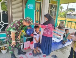 Babinsa Koramil 1003-03/Angkinang Berkontribusi Positif dalam Pelaksanaan Posyandu Untuk Masyarakat