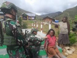 Pengobatan Gratis dari Satgas Yonif 614/RJP untuk Masyarakat Papua