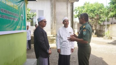 Renovasi Tuntas, Korem 012/TU Serahkan Hasil Karya Bakti TNI Kepada Pengasuh Yayasan