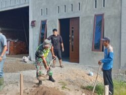 Tingkatkan Keharmonisan dengan Warga Binaan, Babinsa Setia Bakti Tak Mengenal Hari Libur