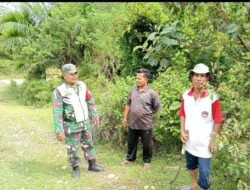 Babinsa Koptu M. Nazir Ajak Warga Seumantok Jaga Keselamatan dan Alam