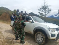 Satgas Yonif 614/RJP Sweeping Kendaraan untuk Meningkatkan Stabilitas Keamanan