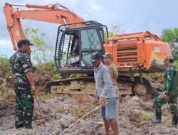 Gelar Pra TMMD di Mansapa, Kodim Nunukan Turunkan Alat Berat