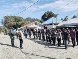 Razia Gabungan Sektor IV Satgas Kopasgat dan Polres Intan Jaya di Bandara Bilorai