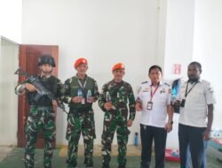 Satgas Kopasgat Pos Nabire Gagalkan Upaya Pengiriman Miras di Bandara Douw Aturure Papua Tengah