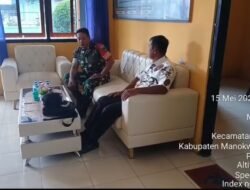 Sukseskan Kamtibmas, TNI Perkuat Sinergi dengan Pemerintah Desa di Kepulauan Papua