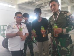 Satgas Kopasgat Berhasil Gagalkan Penyelundupan Minuman Beralkohol di Bandara Douw Atuture Nabire