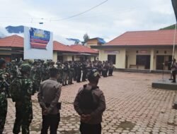 Satgas Kopasgat Pos Moenamani Ikut Apel Gabungan, Wujud Sinergi Jaga Keamanan Dogiyai