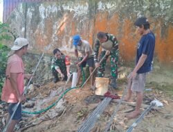 Pengeboran Sumur Air Bersih Menjadi Sasaran Pra TMMD Kodim Nunukan