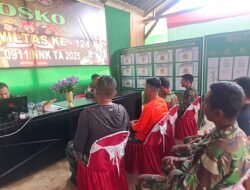 Pasiter Kodim 0911/Nunukan Pimpin Briefing Awal Jelang Pembukaan TMMD di Poskotis