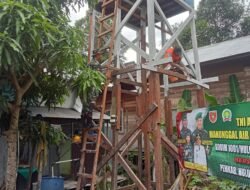 TNI Manunggal Air Bersih: Kodim 1001/HSU-BLG Bangun Tower Air Bersih untuk Masyarakat