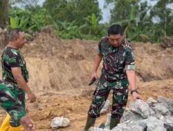 Dandim 0901/Samarinda Tinjau Progres Pra TMMD
