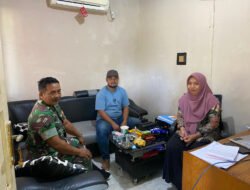 Meningkatkan Kebersamaan dan Koordinasi, Babinsa Koramil 1003-05/Sungai Raya Lakukan Komsos dengan Warga