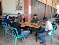 Koramil 04/Krueng Sabee Laksanakan Komsos dengan Masyarakat: Informasi Penerimaan Bintara PK TNI AD TA 2025