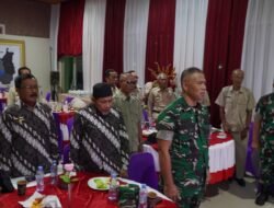 Kodim 1001/HSU-BLG Gelar Vicon dan Halal Bihalal Bersama Veteran dan Purnawirawan TNI-Polri