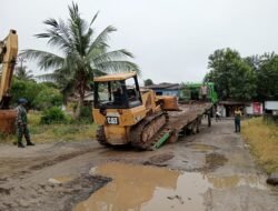 Alat Berat Mulai Beraksi, Proyek Badan Jalan TMMD di Nunukan Dimulai