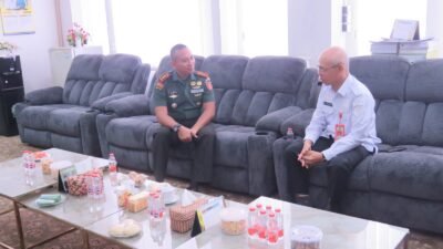 Silaturahmi Perdana Komandan Kodim 1010/Tapin kepada Sekretaris Daerah Kabupaten Tapin