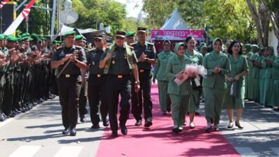 Danrem 101/Antasari Kunjungi Kodim 1001/HSU-BLG, Berikan Pengarahan dan Motivasi