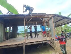 TMMD Ke-124 di Nunukan Diawali Pembongkaran RTLH di Kelurahan Mansapa