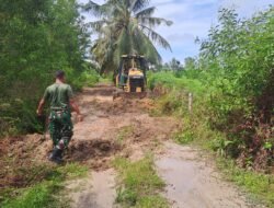 Dansatgas TMMD Nunukan: Penggunaan Bulldozer Mutlak untuk Target Jalan