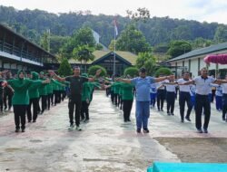 Kodim 1801/Manokwari Gelar Senam dan Outbound Bersama Forkopimda untuk Perkuat Sinergi