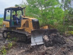 TMMD Ke-124 Nunukan: Percepatan Pembukaan Jalan Dengan Alat Berat