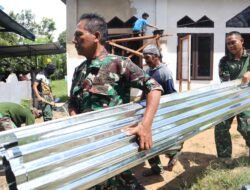 TMMD Nunukan Percantik Masjid Al-Muhajirin: Prajurit dan Warga Bersatu Demi Tempat Ibadah yang Layak
