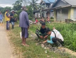 Aksi Penghijauan Satgas TMMD Ke-124 di Gunung Melati