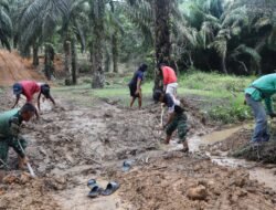 TMMD Ke-124 Nunukan: TNI dan Warga Mansapa Bangun Jalan dan Parit