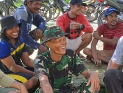 Satgas TMMD 124 Kodim Nunukan Akrabkan Diri dengan Warga Mansapa