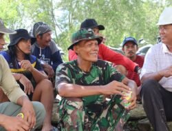 Kemanunggalan TNI-Rakyat di Sela Pengecatan Masjid TMMD: Kisah Keakraban di Mansapa