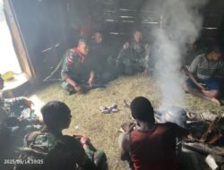 Satgas Yonif 614/RJP Lakukan Anjangsana dan Komsos dengan Warga di Perbatasan