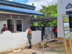 Pastikan Mutu, Dansatgas TMMD Nunukan Tinjau Langsung Pembangunan di Mansapa