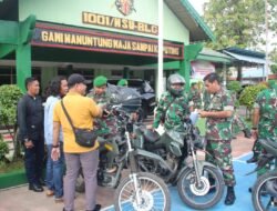 Kodim 1001/HSU-BLG Lakukan Pemeriksaan Kendaraan Dinas dan Pribadi untuk Cegah Pelanggaran Lalu Lintas