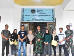 Dandim 1004/Kotabaru Tinjau Program Pelayanan Pemenuhan Gizi di Pulau Laut Utara