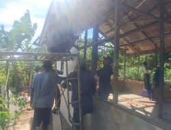 Membangun Martabat di Perbatasan: Dinding Rumah Layak Huni TMMD Nunukan Berdiri di Mansapa